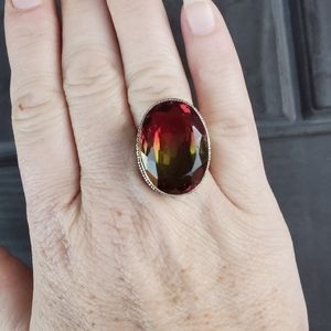 New Ametrine 925 Silver Ring.